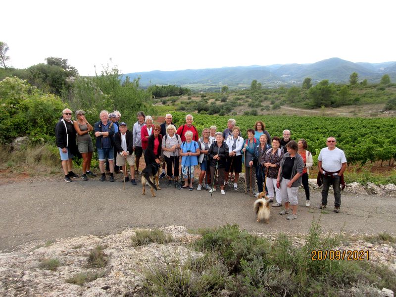 Marche: 20 septembre 2021 – Boucle St Chinian