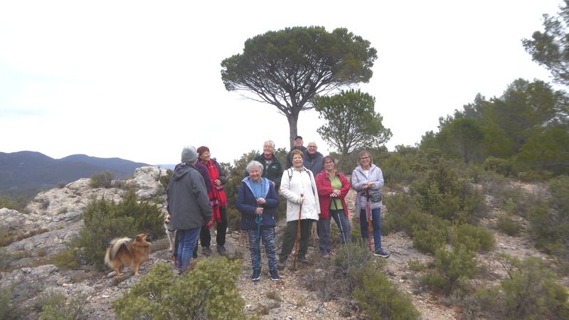 Marche: 7 décembre 2021 – Boucle Les hauteurs de St-Chinian