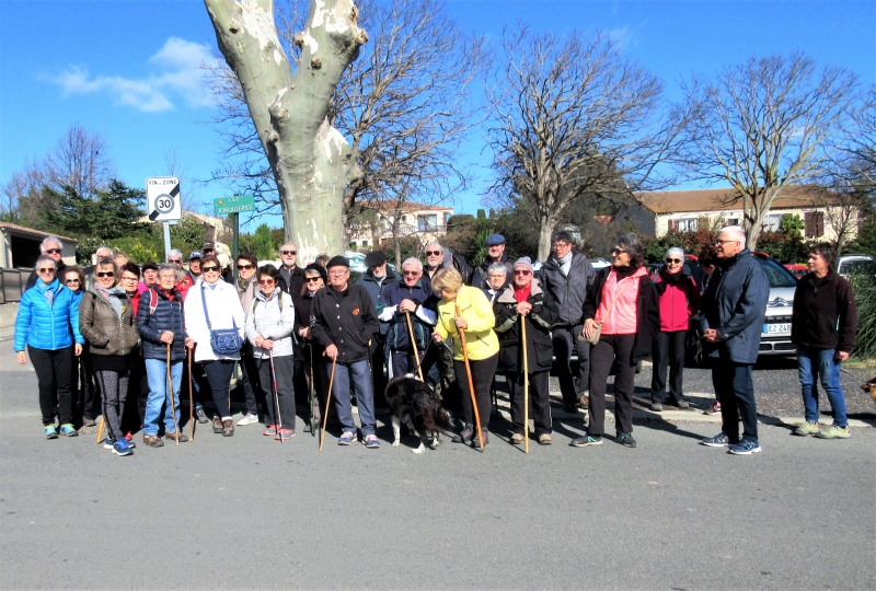 Marche: 18 février 2020 – Paraza « Le Canal du Midi »